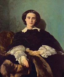Portræt af Contessa G. Tempestini, 1854